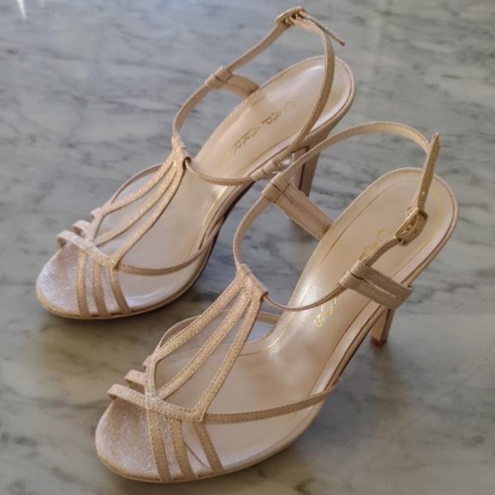 [LIKE 🆕] Caparros: Peach Glitz Heels